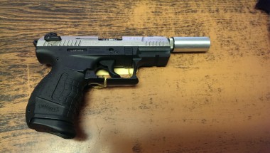 Walther P22 Nickel view 2